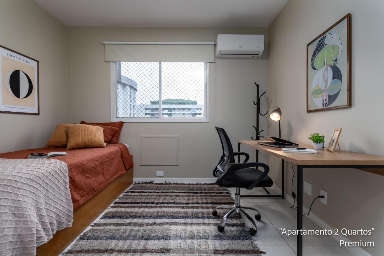 2 Quartos Com Varanda A 300M Riocentro Wi-Fi 120Mbps E Cozinha Completa - Condominio Com Piscina, Estacionamento, Portaria 24H E Parquinho Infantil - Apartamento Indicado Para Grupos, Hospedes A Trabalho E Criancas Rio de Janeiro Esterno foto