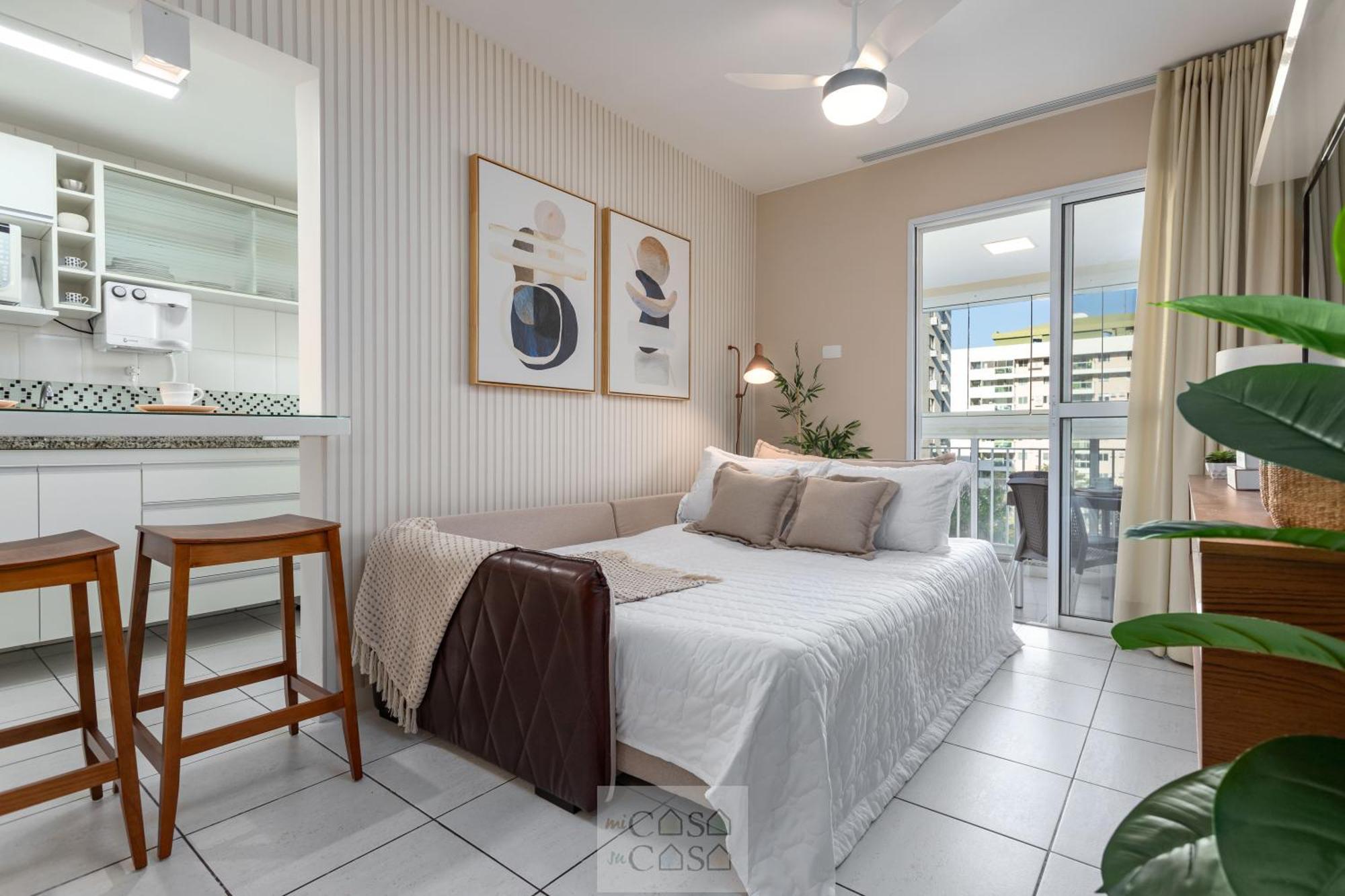 2 Quartos Com Varanda A 300M Riocentro Wi-Fi 120Mbps E Cozinha Completa - Condominio Com Piscina, Estacionamento, Portaria 24H E Parquinho Infantil - Apartamento Indicado Para Grupos, Hospedes A Trabalho E Criancas Rio de Janeiro Camera foto