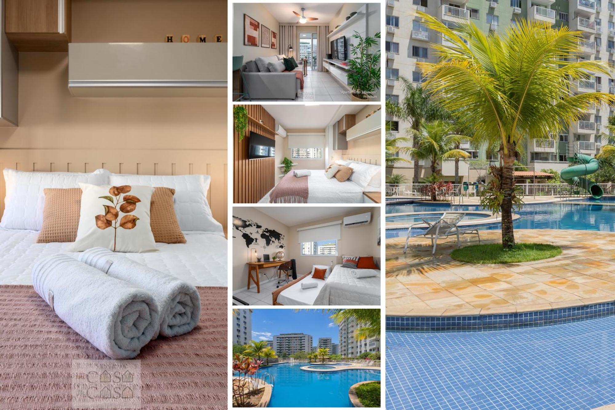 2 Quartos Com Varanda A 300M Riocentro Wi-Fi 120Mbps E Cozinha Completa - Condominio Com Piscina, Estacionamento, Portaria 24H E Parquinho Infantil - Apartamento Indicado Para Grupos, Hospedes A Trabalho E Criancas Rio de Janeiro Esterno foto