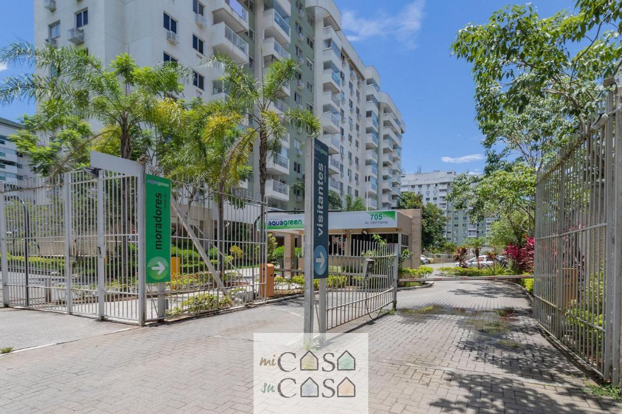 2 Quartos Com Varanda A 300M Riocentro Wi-Fi 120Mbps E Cozinha Completa - Condominio Com Piscina, Estacionamento, Portaria 24H E Parquinho Infantil - Apartamento Indicado Para Grupos, Hospedes A Trabalho E Criancas Rio de Janeiro Esterno foto
